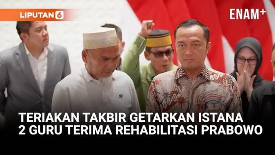 Teriakan Takbir Getarkan Istana Usai Dua Guru Luwu Utara Terima Rehabilitasi Prabowo