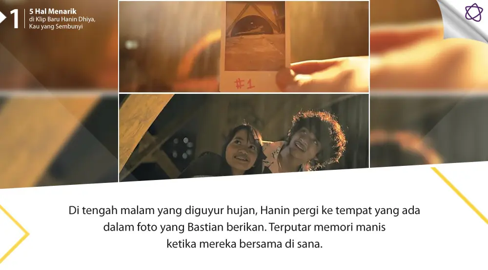 5 Hal Menarik di Klip Baru Hanin Dhiya, Kau yang Sembunyi. (Foto: YouTube/Hanin Dhiya, Desain: Nurman Abdul Hakim/Bintang.com)