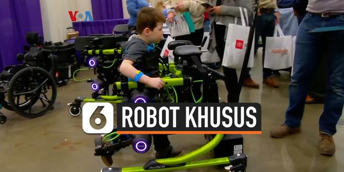 VIDEO: Robot Khusus untuk Bantu Orang Lumpuh Berjalan