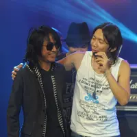 Abdee Negara dan Bimbim di Konser Legenda 32 Tahun Slank (Nurwahyunan/Bintang.com)