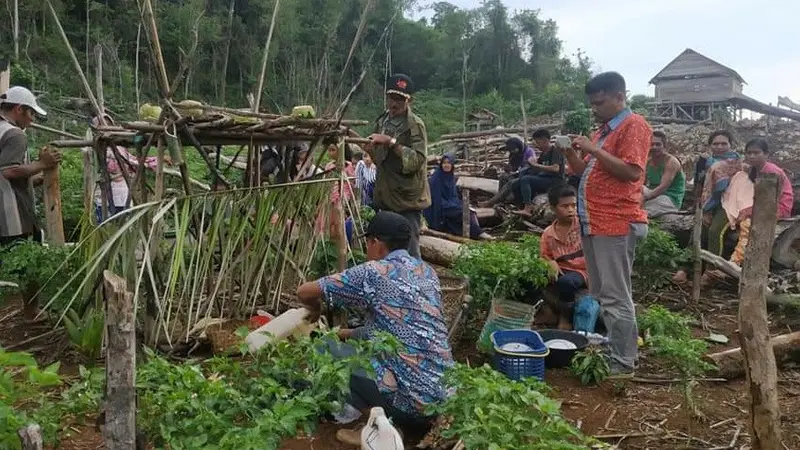 Di tengah heboh covid-19, tradisi kaago-ago pernah menjadi ritual penolak wabah penyakit masyarakat Muna.(Liputan6.com/Ahmad Akbar Fua)