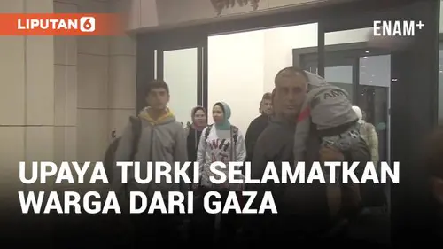 VIDEO: Turki Evakuasi Lebih dari Seribu Orang dari Gaza