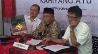 Ketua Seksi Undangan, Ridwan Lubis menyatakan acara ngunduh mantu Jokowi akan digelar dalam dua sesi. (Liputan6.com/Reza Efendi)