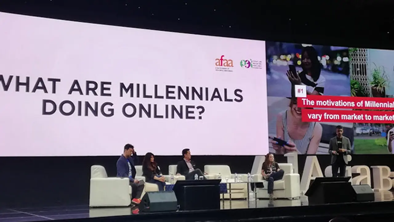 Sesi bertajuk "What Are Millenials Doing Online?"