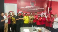 PDIP memberikan dukungan kepada pasangan Sachrudin-Maryono di Pilkada Kota Tangerang 2024. (Liputan6.com/Pramita Tristiawati)