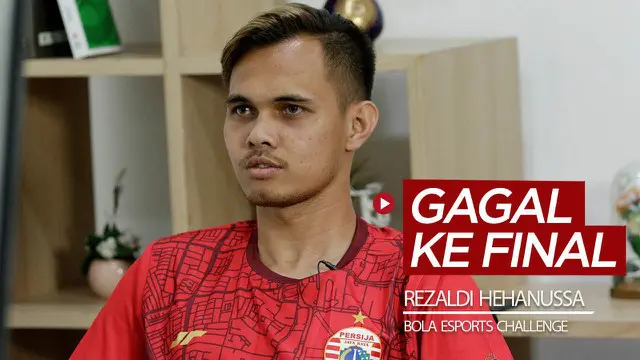 VIDEO: Bek Persija Jakarta, Rezaldi Hehanussa Gagal Tantang Andritany Ardhiyasa di Final BOLA Esports Challenge