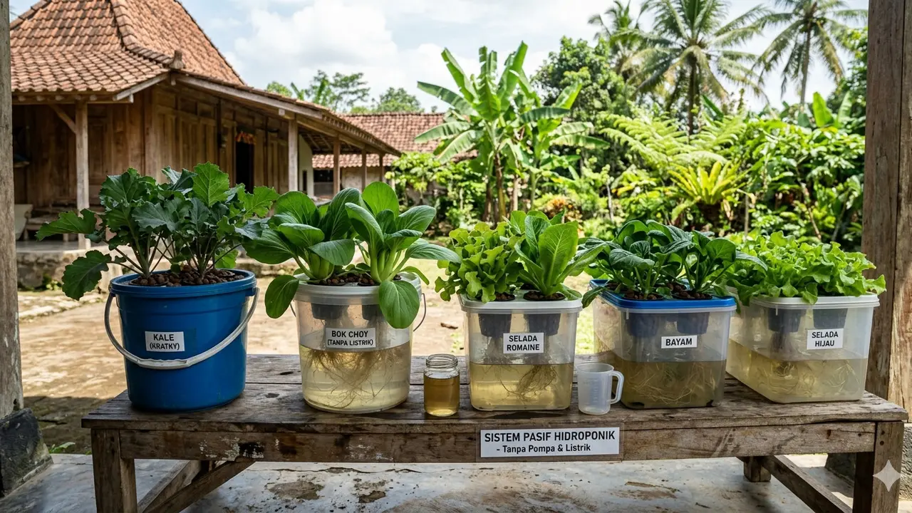 Trik Membuat Hidroponik Tanpa Listrik Agar Bisa Panen Banyak di Rumah/Gemini