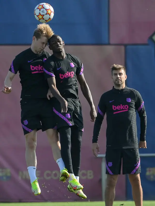 FOTO: Barcelona Siap Duel Lawan Dynamo Kiev di Liga Champions