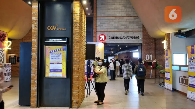 CGV Grand Indonesia yang berpartisipasi di Festival Film Korea-Indonesia 2022 (KFFI) 2022.(Liputan6.com/Tanti Yulianingsih)