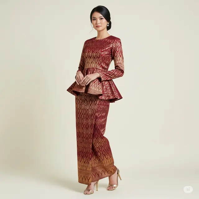 6 Model Kebaya Songket Terpopuler untuk Tampilan Elegan