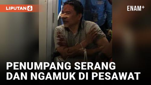 VIDEO: Penumpang Indonesia Ngamuk dan Serang Kru Pesawat Turkish Airlines