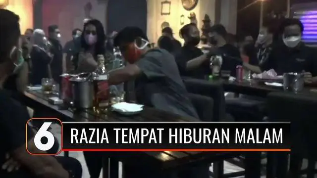 Direktorat Reserse Narkoba Polda Metro Jaya bubarkan pengunjung di sejumlah tempat hiburan malam, salah satunya yang berlokasi di Radio Dalam, Jakarta Selatan. Ratusan botol miras yang tak berizin namun tetap diperjual belikan disita petugas.