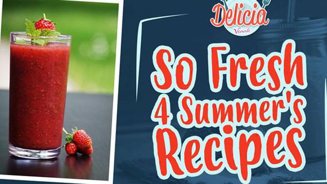 4 Resep Minuman Segar Simple Cocok Untuk Summer Party Lifestyle Fimela Com