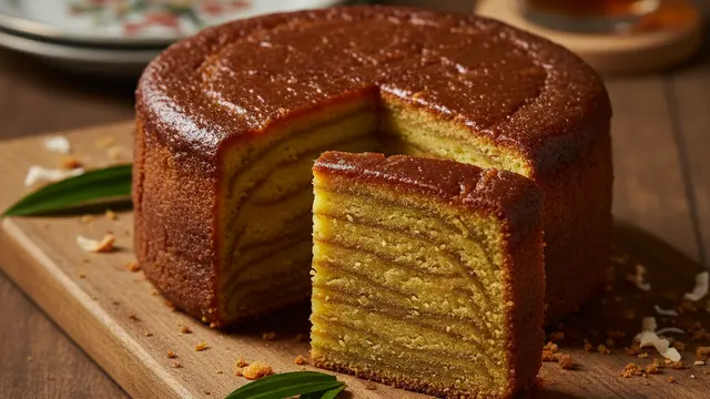 Resep Kue Engkak Ketan Khas Palembang. AI