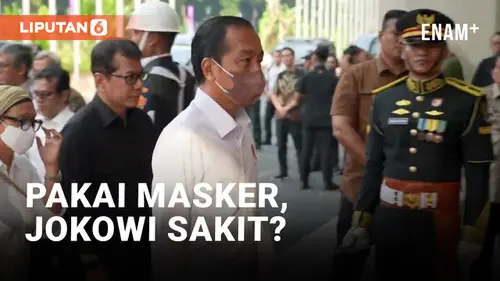 VIDEO: Jokowi Tinjau Persiapan KTT ASEAN Pakai Masker, Sakit?