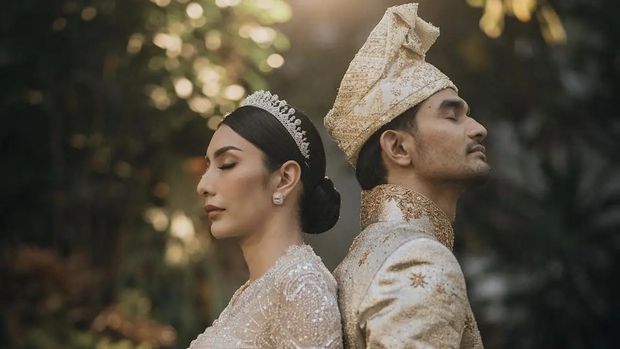 Gaya Elegan Tyas Mirasih di hari pernikahan