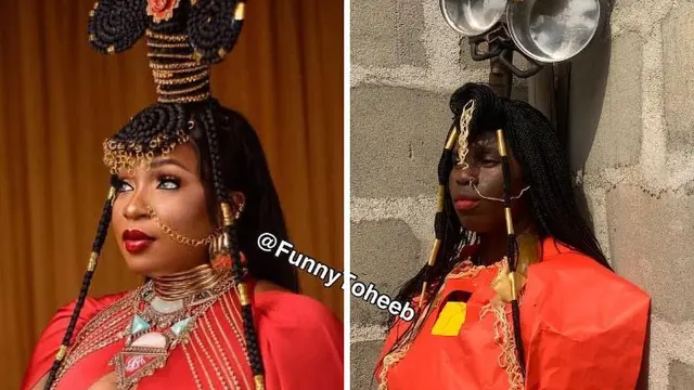 Tirukan Gaya Fashion Artis Hollywood dengan Low Budget, Lelaki Ini Viral