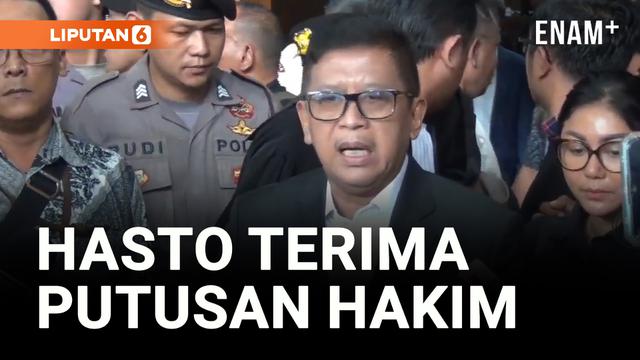 PENGADILAN TIPIKOR, JAKARTA PUSAT MEMUTUSKAN MENOLAK EKSEPSI HASTO KRISTIYANTO