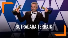 Alfonso Cuaron sukses membawa piala Oscar 2019 untuk sutradara terbaik. Melalui film Roma ia pun membawa dua piala lainnya.