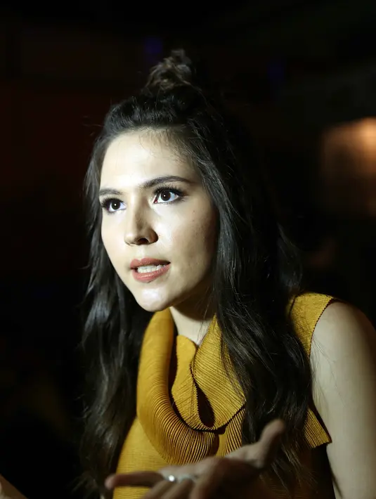 Bersama dengan sang suami Arief Purnama, pemeran kelahiran Denmark 23 tahun silam itu akan menghabiskan waktu tiga pekan di Negeri Paman Sam tersebut. (Nurwahyunan/Bintang.com)