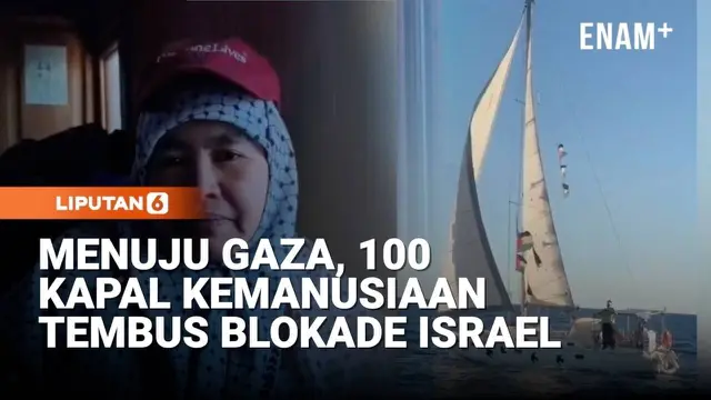 Dukungan Global, 100 Kapal Kemanusian Berlayar Bawa Bantuan ke Gaza