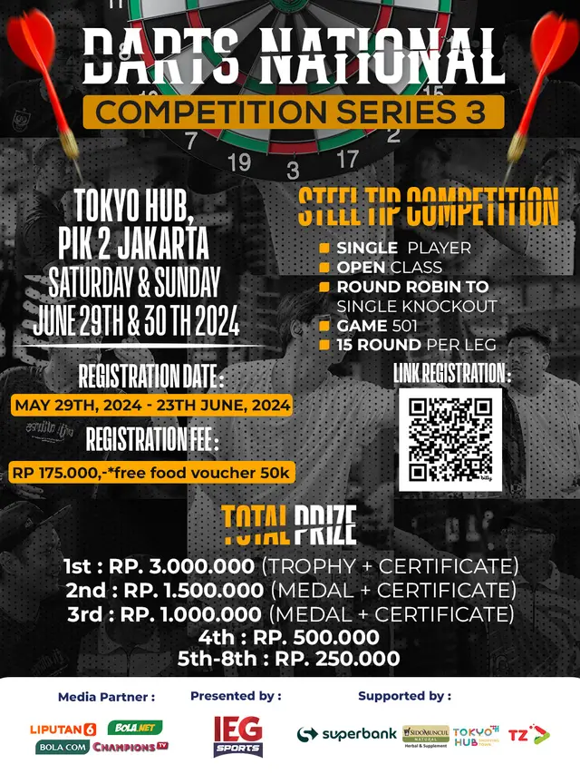 Poster Darts National Competiton Series 03