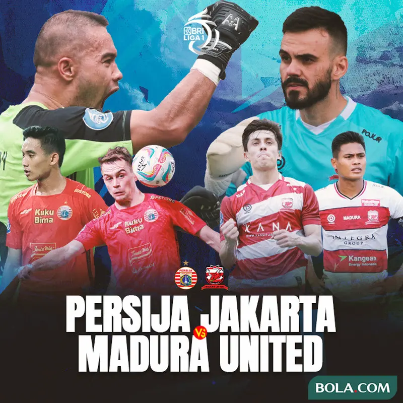 BRI Liga 1 - Duel Antarlini - Persija Jakarta VS Madura United