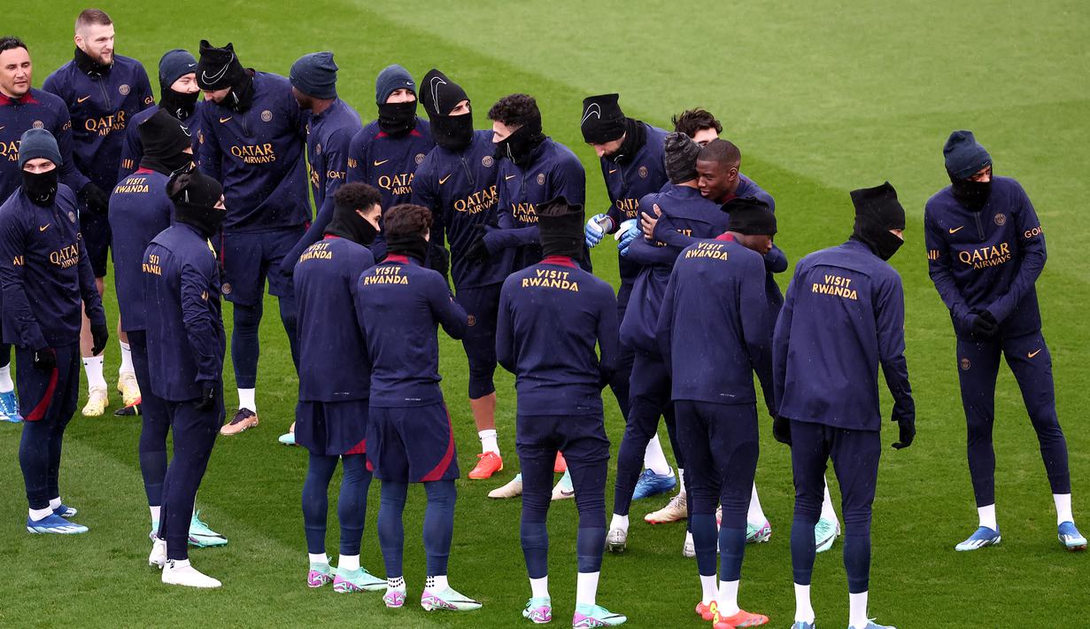 PSG akan menghadapi pemenang Piala Prancis 2023, Toulouse, pada laga Trophee des Champions di Parc des Princes, Kamis (4/1/2024) dini hari WIB. (FRANCK FIFE / AFP)