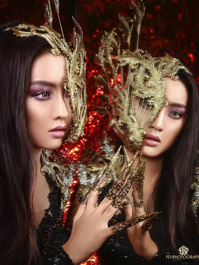 Biasa Natural, 6 Potret Natasha Wilona dengan Makeup Tebal Ini Bikin Pangling