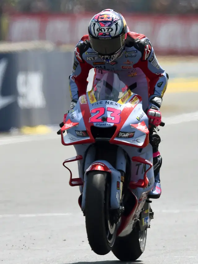 FOTO: Enea Bastianini Tercepat di MotoGP Prancis 2022