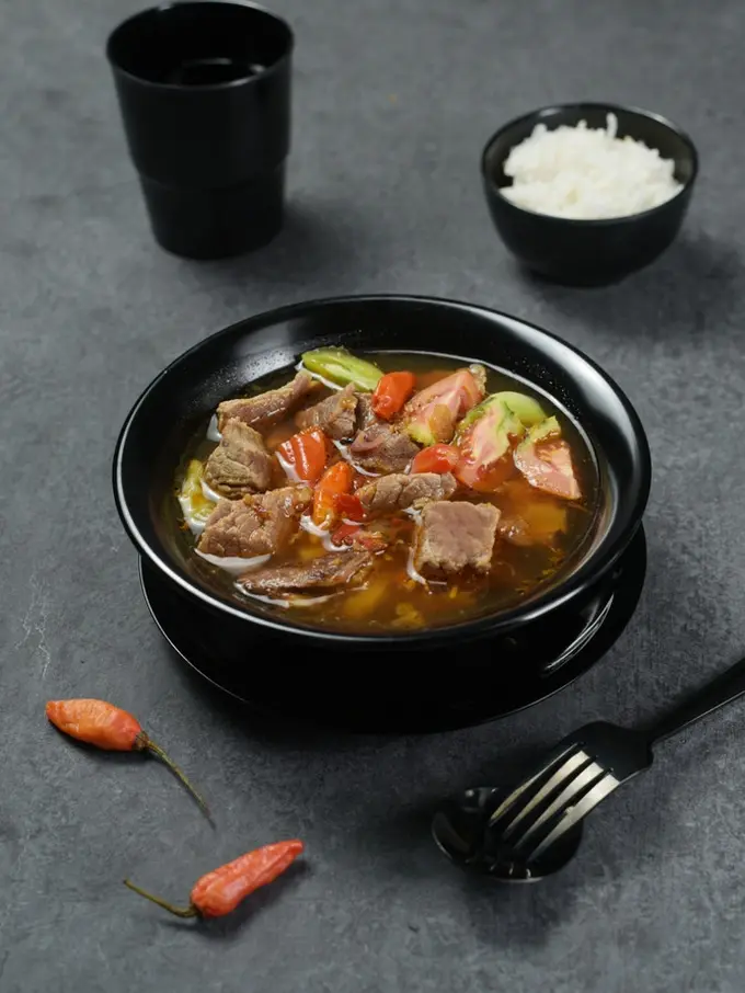 daging kuah asam pedas