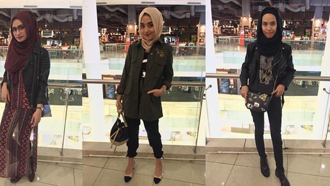 Ootd Hijab Rock N Roll Ala Sahabat Vemale Beauty Fimela Com