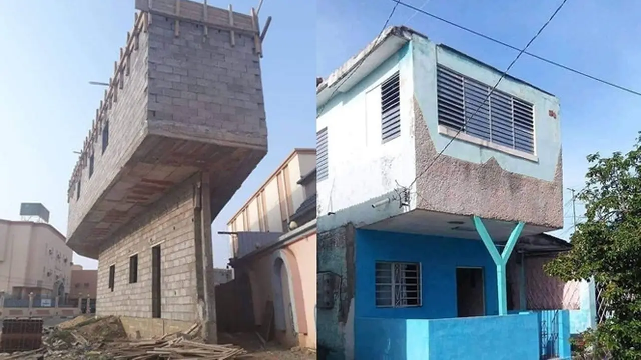6 Desain Rumah 2 Lantai Ini Tak Biasa, Nyeleneh Banget