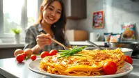 Cara Membuat Omelet Mie yang Lezat dan Praktis, Cocok untuk Bekal
