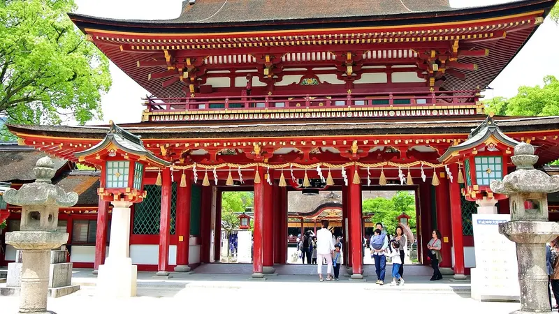 Kuil Dazaifu di pulau Kyushu, jepang.