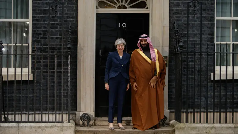 Putra Mahkota Arab Saudi Temui PM Inggris Theresa May