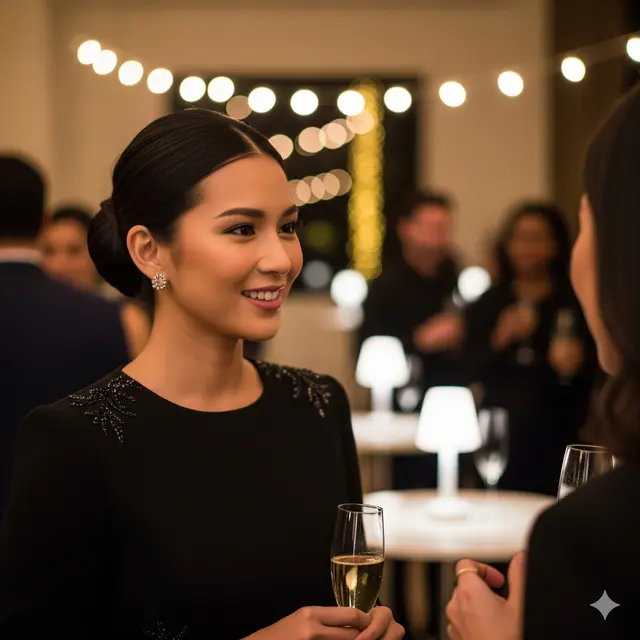 Model Rambut Pesta Wanita (Foto: Gemini AI)