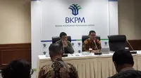 Direktur Deregulasi Penanaman Modal BKPM, Yuliot dalam konferensi pers di Kantor BKPM, Jakarta, Rabu (6/3/2019).