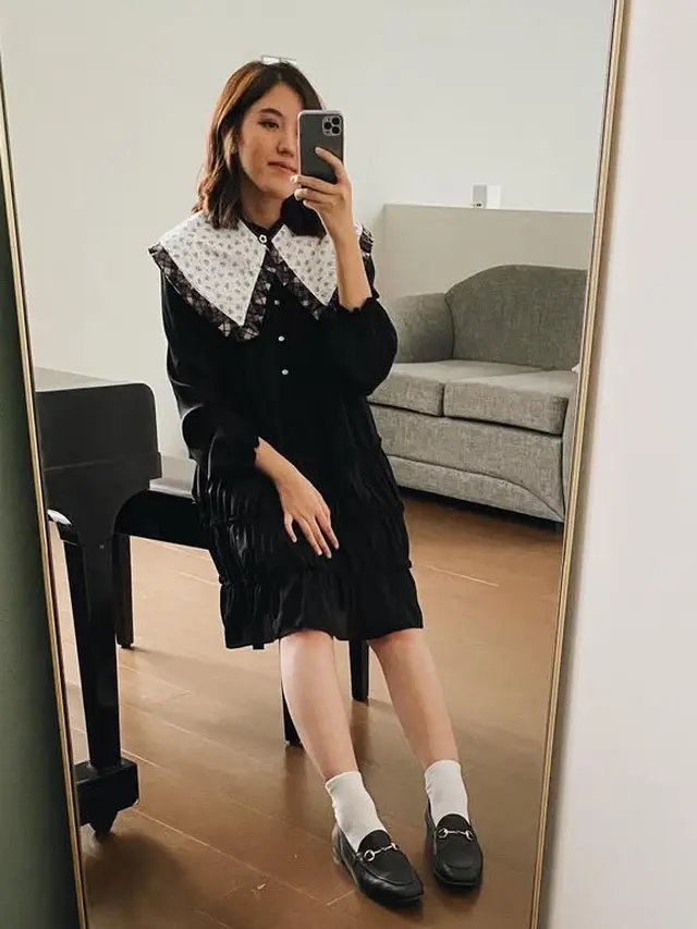 Ify Alyssa Kenakan Mini Dress. [@ifyalyssa]