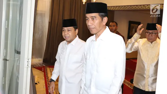 Jokowi Buka Puasa Bersama di Rumah Ketua DPR