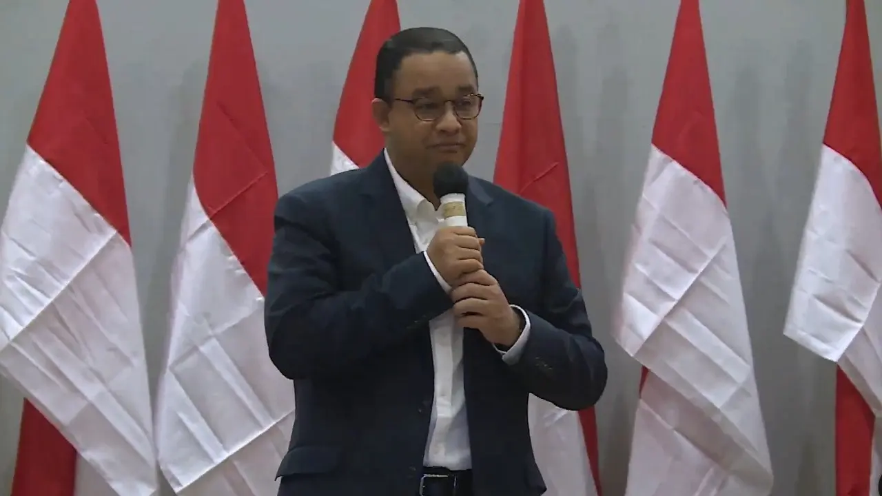 Bacapres dari Koalisi Perubahan untuk Persatuan (KPP) Anies Baswedan datang ke Kampus UI