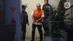 Hendarto merupakan pemilik PT Sakti Mait Jaya Langit (SMJL) dan PT Mega Alam Sejahtera (MAS) pada grup PT Bara Jaya Utama (BJU) selaku penerima manfaat kredit LPEI. (Liputan6.com/Helmi Fithriansyah)