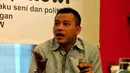 Anang Hermansyah mempertanyakan Pemerintahan Jokowi-JK yang belum menggarap ekonomi kreatif secara khusus, Jakarta, Jumat (14/11/2014) (Liputan6/Johan Tallo)