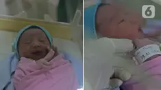 Noushafarina Freissy Lova saat kelahiran di RSIA Tambak, Jakarta, Sabtu (29/2/2020). Orangtua Noushafarina Freissy Lova merasa bahagia karena buah hati pertama mereka lahir secara sesar di tanggal unik kabisat. (Liputan6.com/Herman Zakharia)