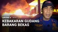 Kebakaran hebat melanda gudang barang bekas di kawasan padat Kampung Sampora, Cibinong, Kabupaten Bogor. Kebakaran yang berada di tengah permukiman membuat warga panik.