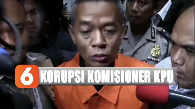 Di hadapan awak media, Wahyu meminta maaf kepada masyatakat Indonesia dan jajaran KPU.