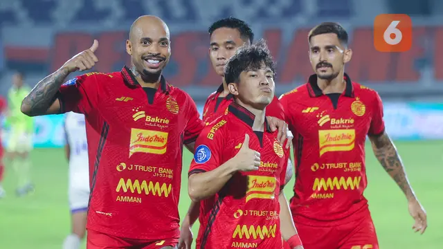 Foto: Puasnya Pemain Persija Bungkam PSIS Semarang, Macan Kemayoran Akhiri Puasa Kemenangan di BRI Liga 1