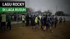 Berita video lagu film tinju yang terkenal, "Rocky", menghiasi laga rusuh yang melibatkan klub Arsenal di Argentina pada Sabtu (8/7/2017).