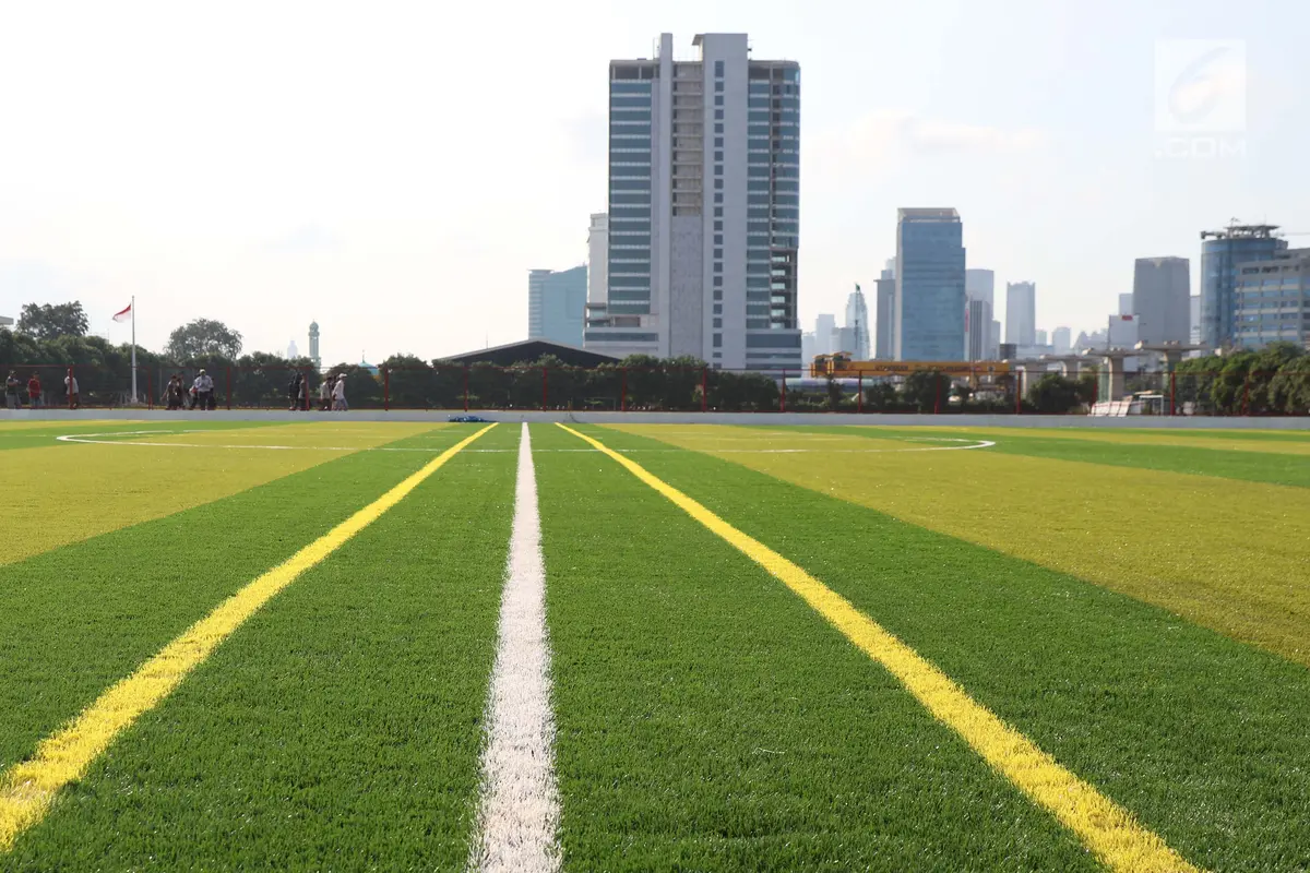 Bermaterial Rumput Sintesis, Ini Kondisi Lapangan Latihan Persija