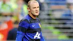 Ekspresi striker Manchester United Wayne Rooney seusai mencetak gol ke gawang Seattle Sounders pada laga pramusim di Seattle, AS, 20 Juli 2011. Steve Dykes/Getty Images/AFP